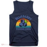 Blueberry Picking Crew Cute Family Blueberries Summer Fruit Tank Top thumb 0