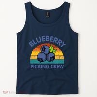 Blueberry Picking Crew Cute Family Blueberries Summer Fruit Tank Top thumb 2