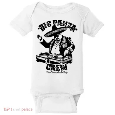 Big Panza Crew  Baby Bodysuit