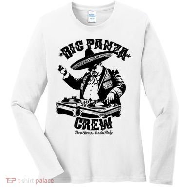 Big Panza Crew  Women's Long Sleeve Shirt