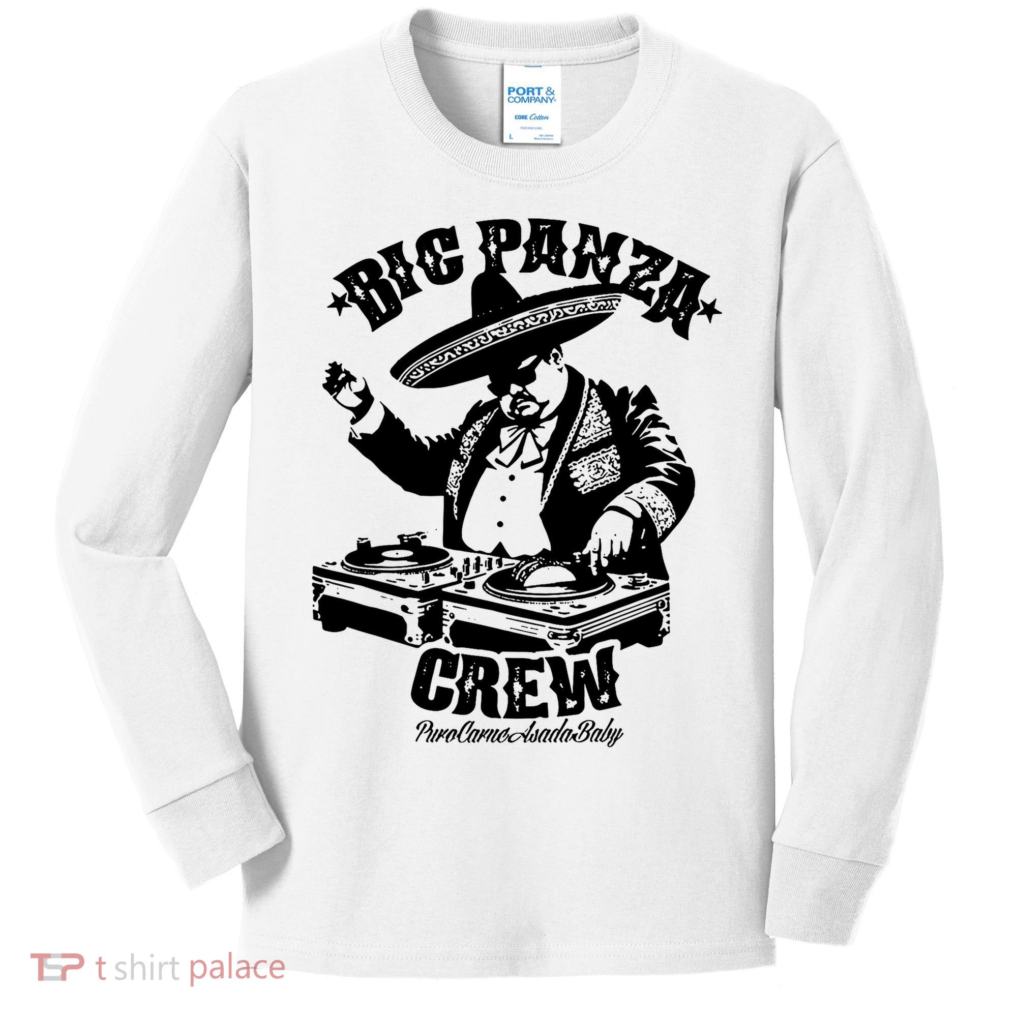 Big Panza Crew  Kids Long Sleeve Shirt