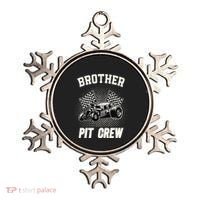 Brother Pit Crew Funny Race Car Birthday Party Racing Family Ornament thumb 0