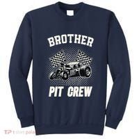 Brother Pit Crew Funny Race Car Birthday Party Racing Family Sweatshirt thumb 0