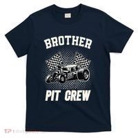 Brother Pit Crew Funny Race Car Birthday Party Racing Family T-Shirt thumb 0