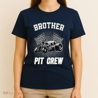 Brother Pit Crew Funny Race Car Birthday Party Racing Family T-Shirt thumb 4