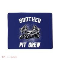 Brother Pit Crew Funny Race Car Birthday Party Racing Family Mousepad thumb 0