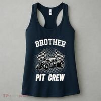 Brother Pit Crew Funny Race Car Birthday Party Racing Family Women's Tank Top thumb 3