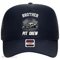 Brother Pit Crew Funny Race Car Birthday Party Racing Family Hat thumb 0