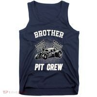 Brother Pit Crew Funny Race Car Birthday Party Racing Family Tank Top thumb 0