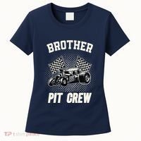 Brother Pit Crew Funny Race Car Birthday Party Racing Family Women's T-Shirt thumb 0