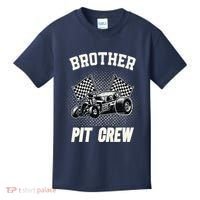 Brother Pit Crew Funny Race Car Birthday Party Racing Family Kids T-Shirt thumb 0