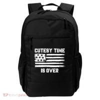 Bold Patriotic Cutesy Time Is Over Backpack thumb 0