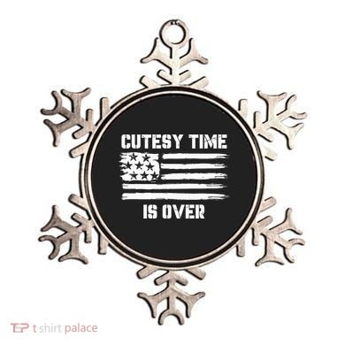 Bold Patriotic Cutesy Time Is Over Ornament