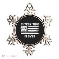 Bold Patriotic Cutesy Time Is Over Ornament thumb 0