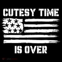 Bold Patriotic Cutesy Time Is Over Ornament thumb 1
