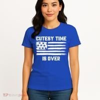 Bold Patriotic Cutesy Time Is Over Women's T-Shirt thumb 4