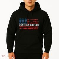 Boating Pontoon Captain Pontoon Boat Hoodie thumb 2