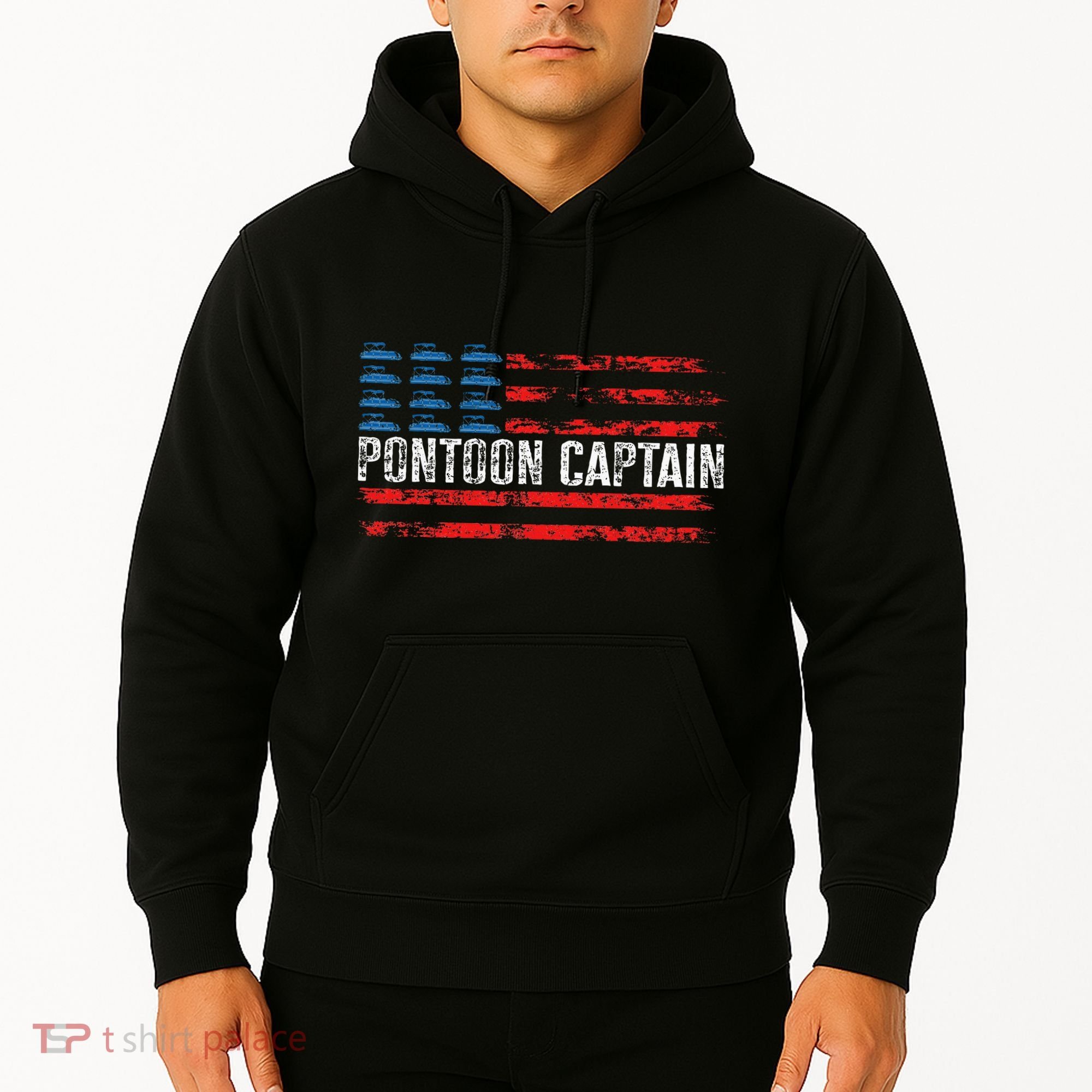 Boating Pontoon Captain Pontoon Boat Hoodie