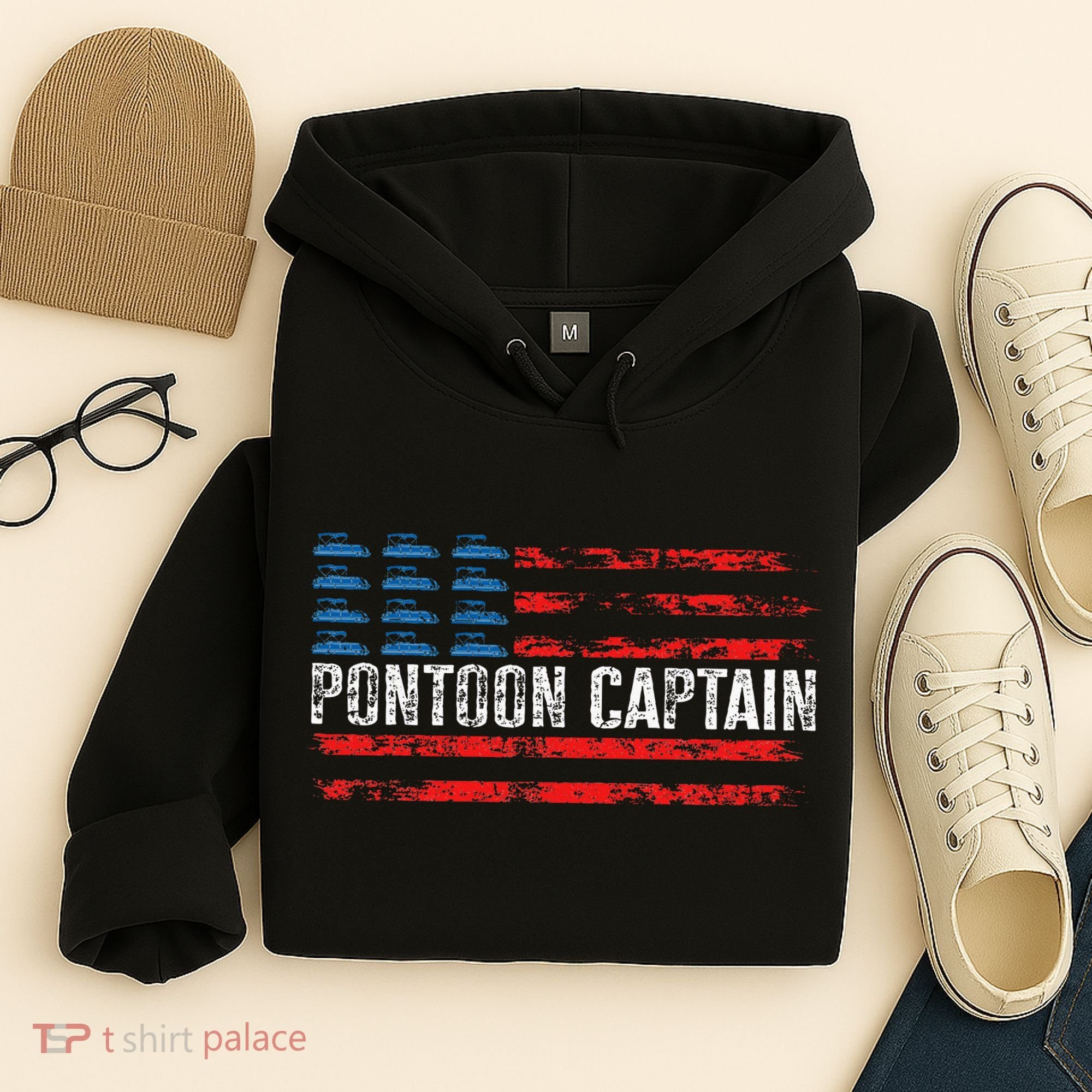 Boating Pontoon Captain Pontoon Boat Hoodie