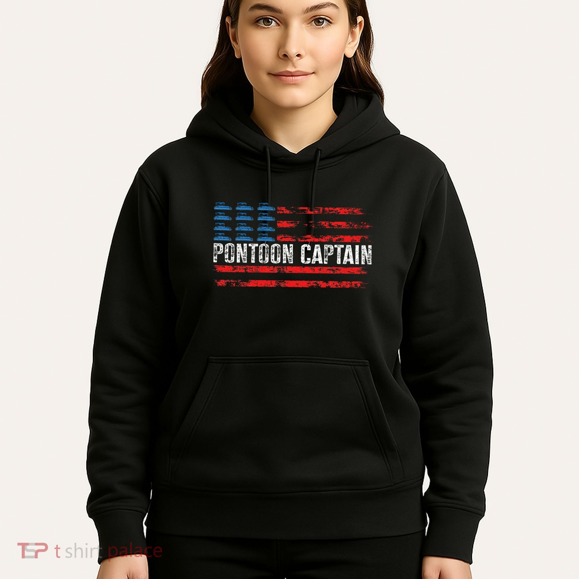 Boating Pontoon Captain Pontoon Boat Hoodie