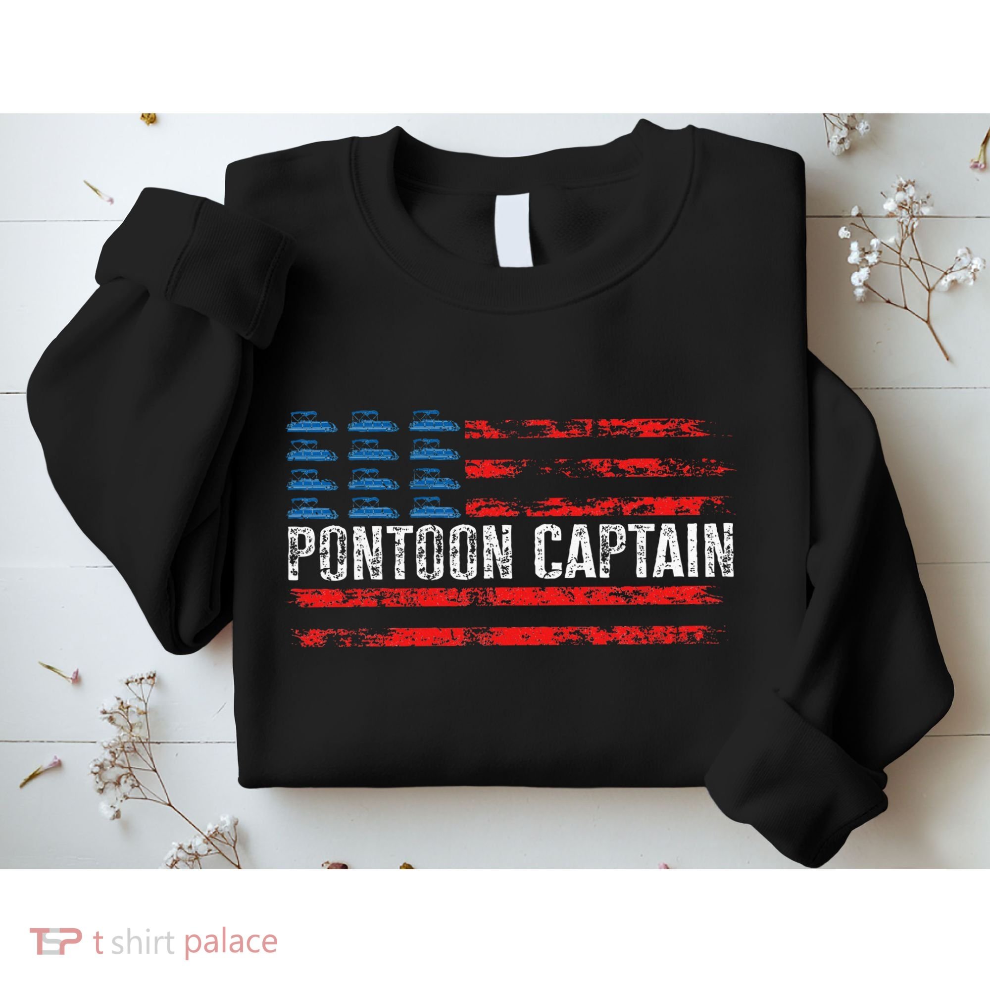 Boating Pontoon Captain Pontoon Boat Sweatshirt