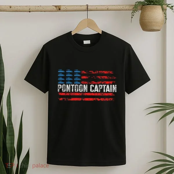 Boating Pontoon Captain Pontoon Boat T-Shirt