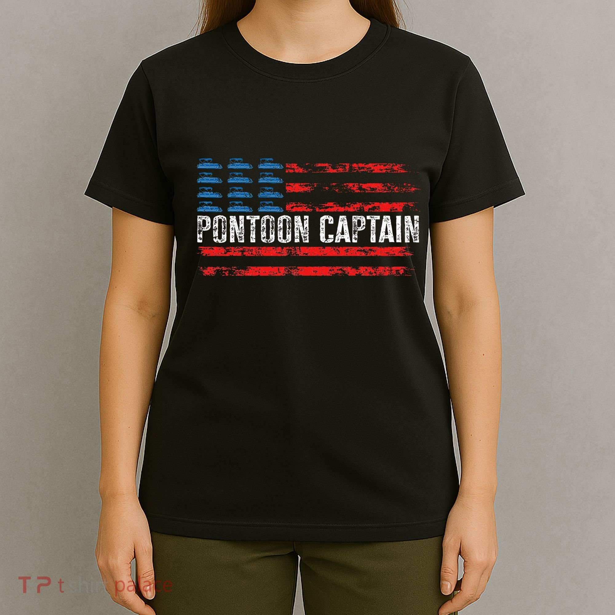Boating Pontoon Captain Pontoon Boat T-Shirt