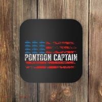 Boating Pontoon Captain Pontoon Boat Coaster thumb 0
