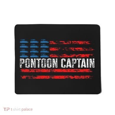 Boating Pontoon Captain Pontoon Boat Mousepad