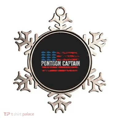 Boating Pontoon Captain Pontoon Boat Ornament