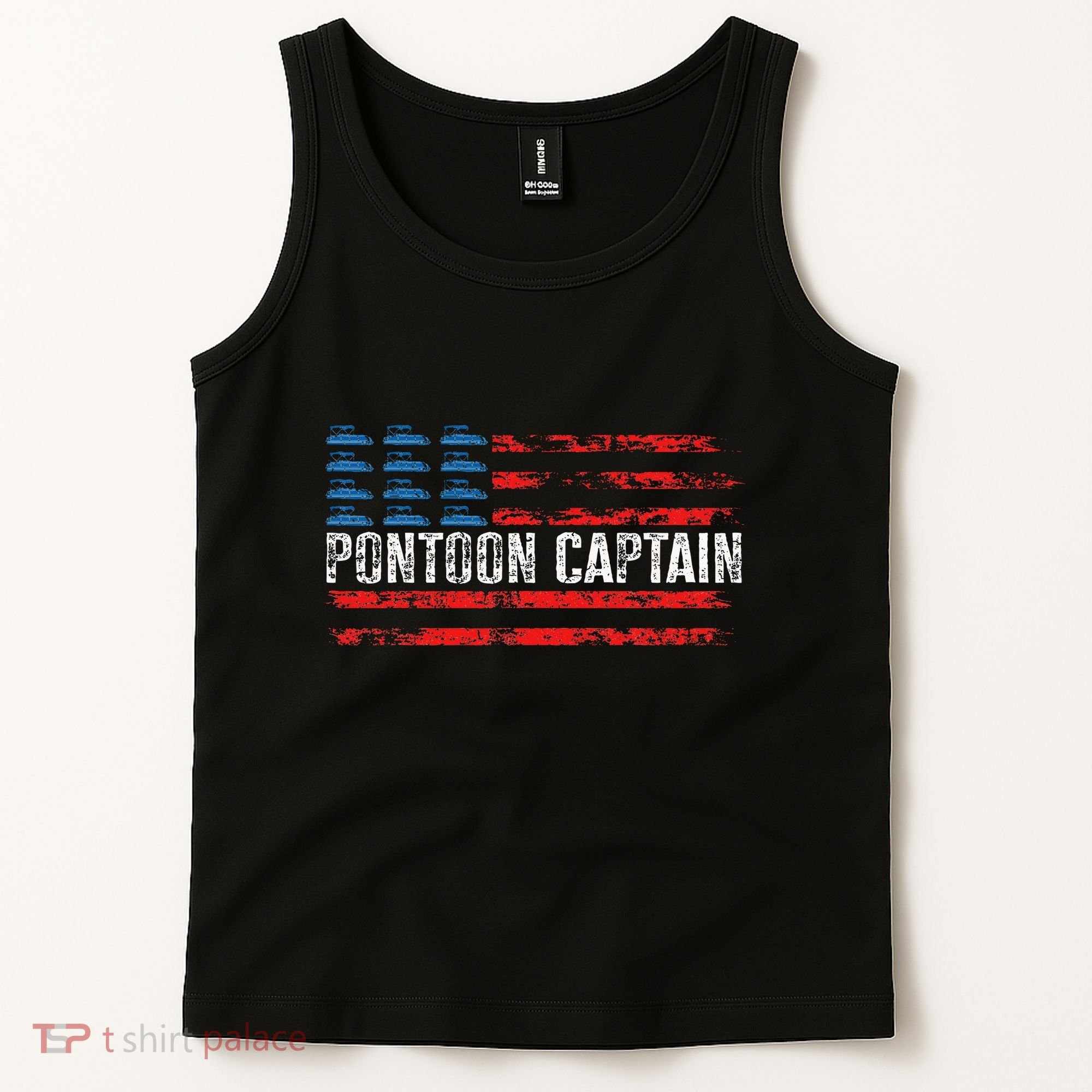 Boating Pontoon Captain Pontoon Boat Tank Top