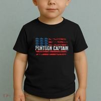 Boating Pontoon Captain Pontoon Boat Toddler T-Shirt thumb 2