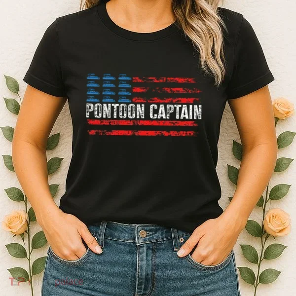 Boating Pontoon Captain Pontoon Boat Women's T-Shirt