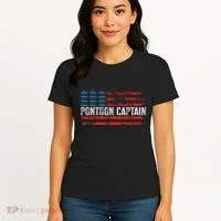 Boating Pontoon Captain Pontoon Boat Women's T-Shirt thumb 4