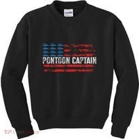 Boating Pontoon Captain Pontoon Boat Kids Sweatshirt thumb 0