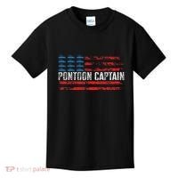 Boating Pontoon Captain Pontoon Boat Kids T-Shirt thumb 0