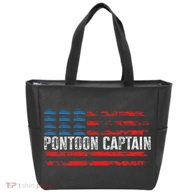 Boating Pontoon Captain Pontoon Boat Tote Bag