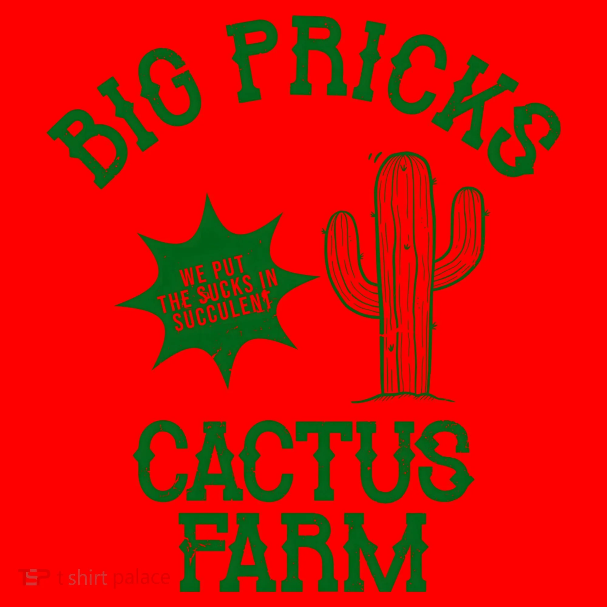Big Pricks Cactus Farm Funny Santa Hat