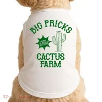 Big Pricks Cactus Farm Funny Doggie Tank thumb 0