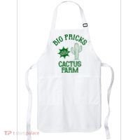 Big Pricks Cactus Farm Funny Apron thumb 0