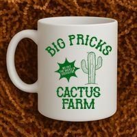 Big Pricks Cactus Farm Funny Coffee Mug thumb 2