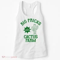Big Pricks Cactus Farm Funny Women's Tank Top thumb 0