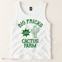 Big Pricks Cactus Farm Funny Tank Top thumb 2