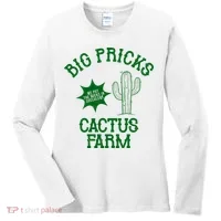 Big Pricks Cactus Farm Funny Women's Long Sleeve Shirt thumb 0