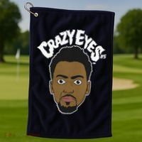 Bobby Portis Crazy Eyes Golf Towel thumb 1
