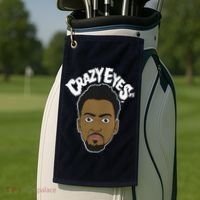 Bobby Portis Crazy Eyes Golf Towel thumb 2