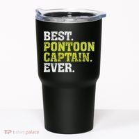 Best Pontoon Captain Ever | Pontoon Boat Tumbler thumb 0