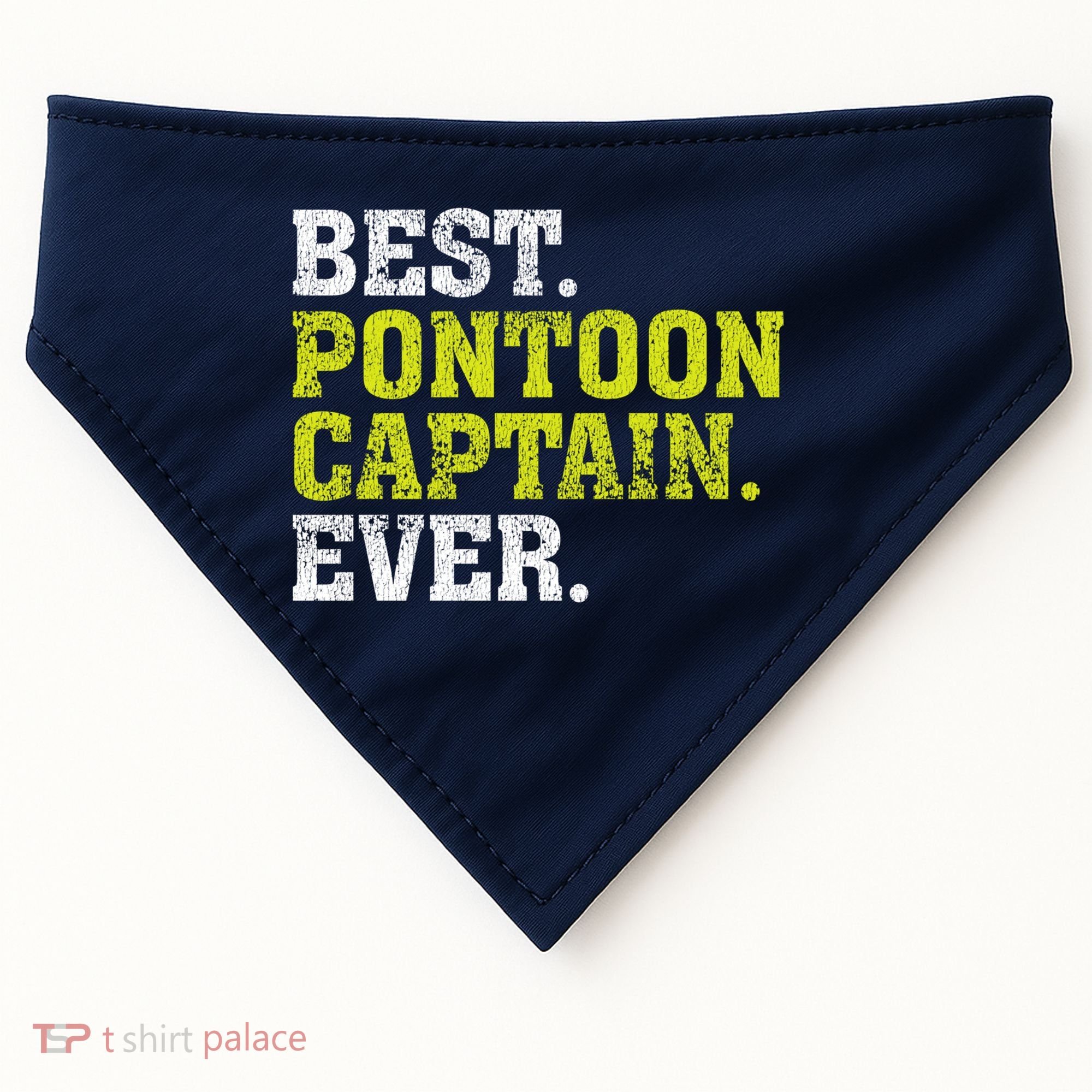 Best Pontoon Captain Ever | Pontoon Boat USA-Made Doggie Bandana