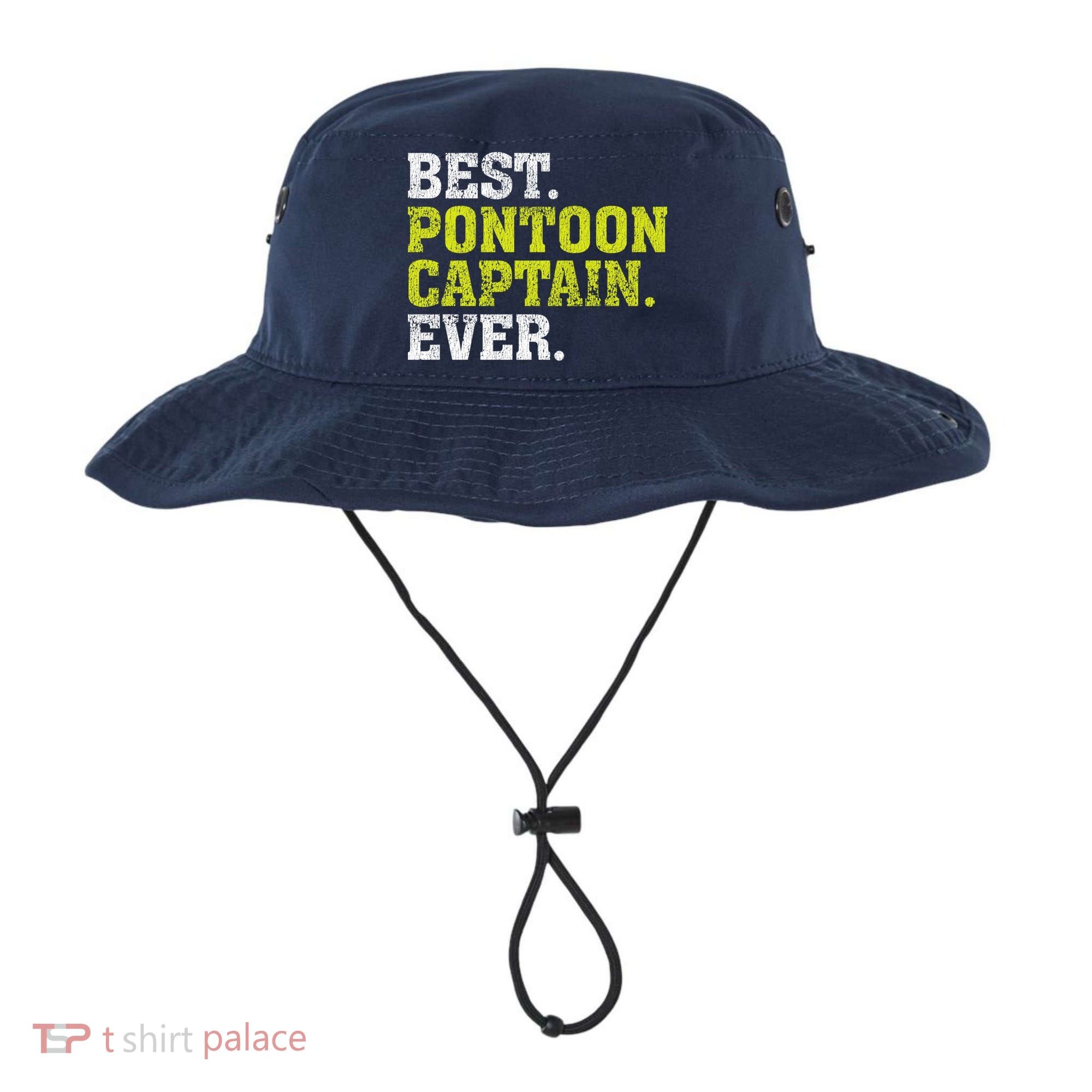 Best Pontoon Captain Ever | Pontoon Boat Bucket Hat