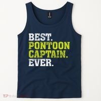 Best Pontoon Captain Ever | Pontoon Boat Tank Top thumb 2